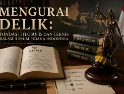 Mengurai Delik: Fondasi Filosofis dan Teknis dalam Hukum Pidana Indonesia