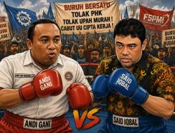 Saling Klaim Said Iqbal dan Andi Gani: Perebutan Suara Buruh di Tengah Pusaran Politik